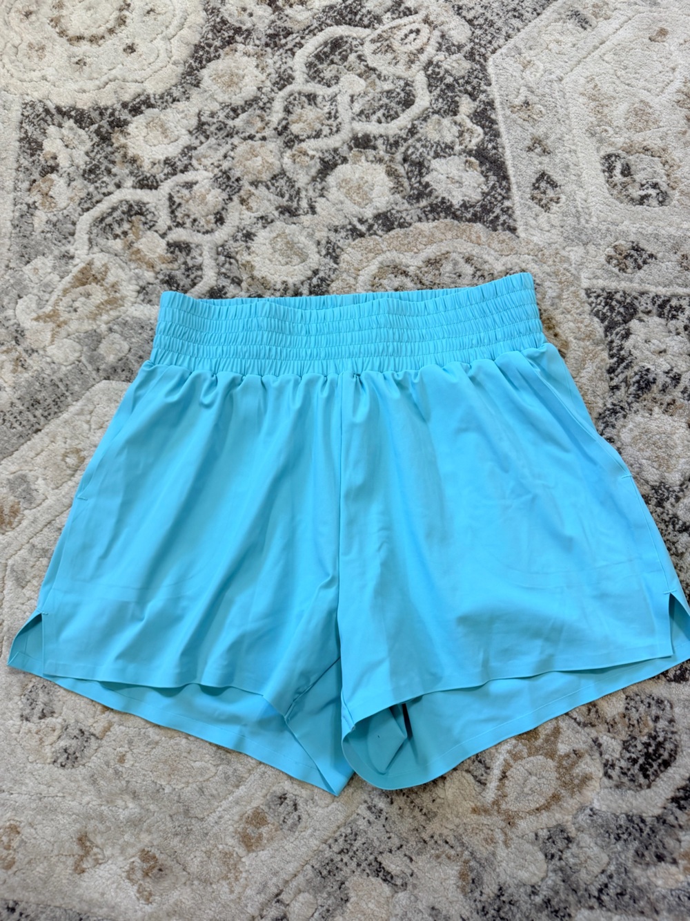 Zyia cyan fitness shorts
